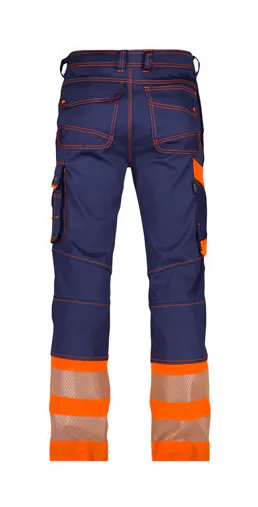 Marineblau/Fluo Orange