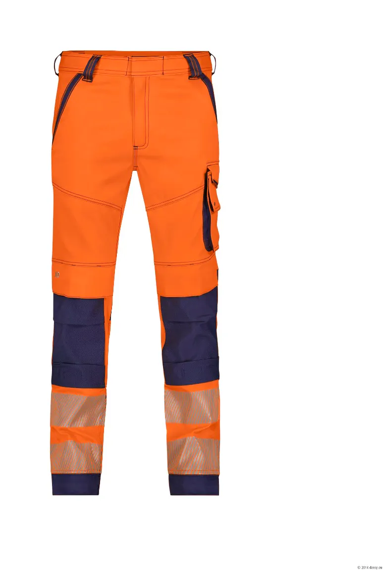 Marineblauw/Fluo Oranje