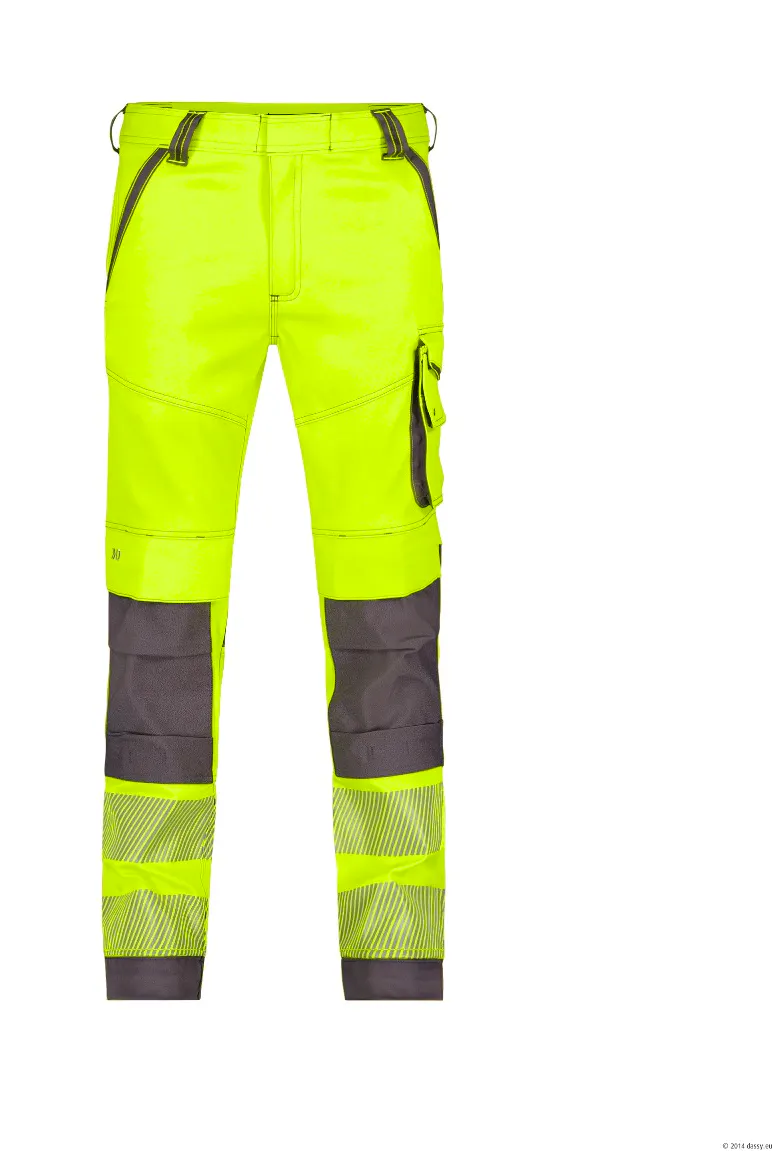 Cementgrijs/fluo geel