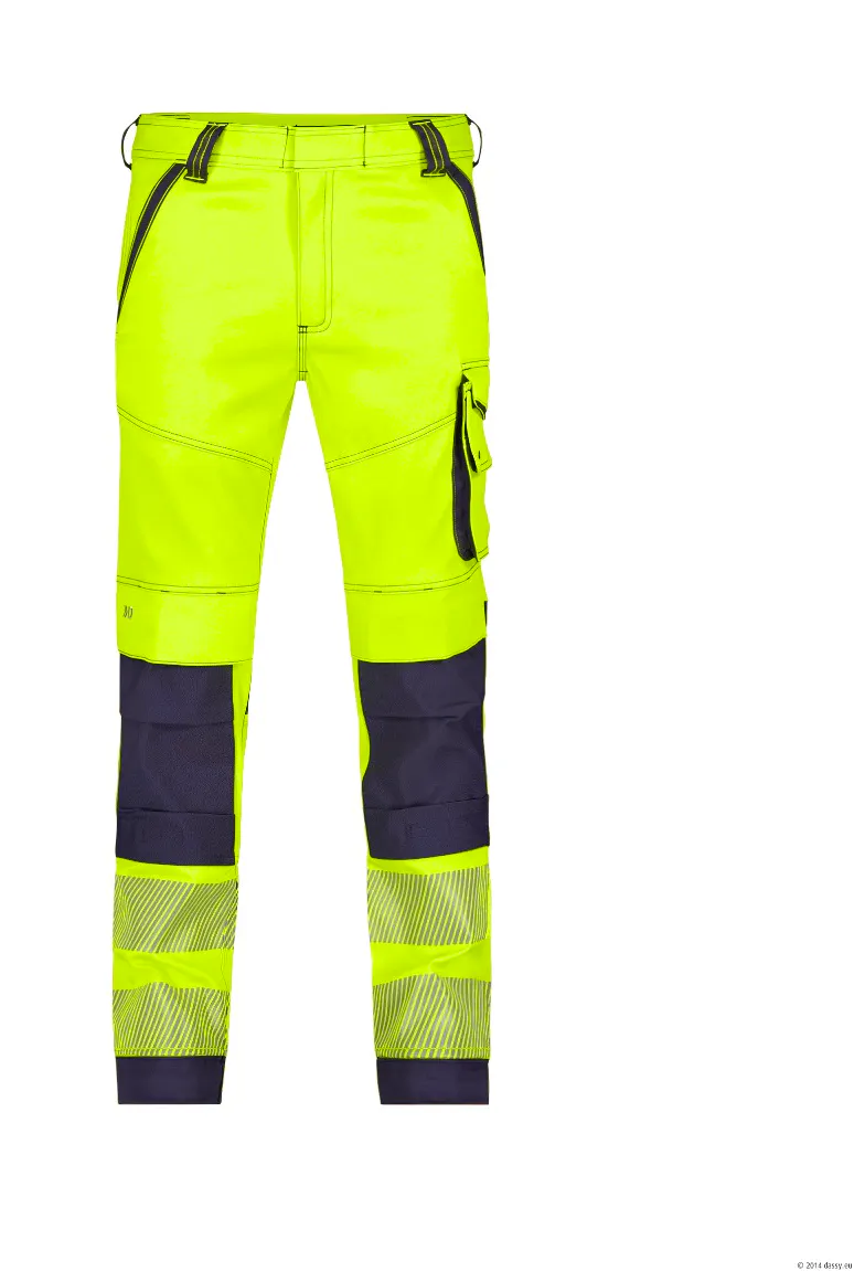 Marineblauw/Fluo