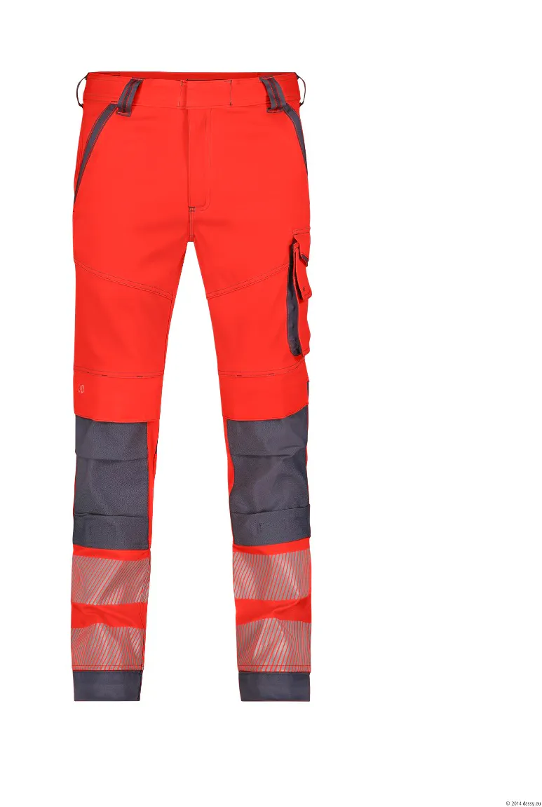 Cementgrijs/Fluo Rood