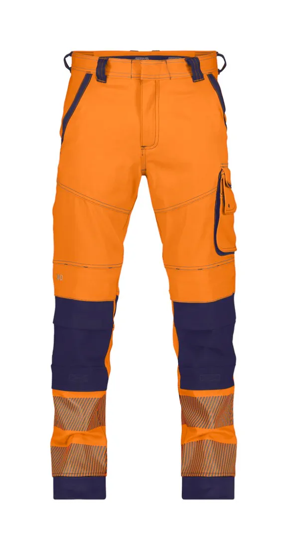 Marineblau/Fluo Orange