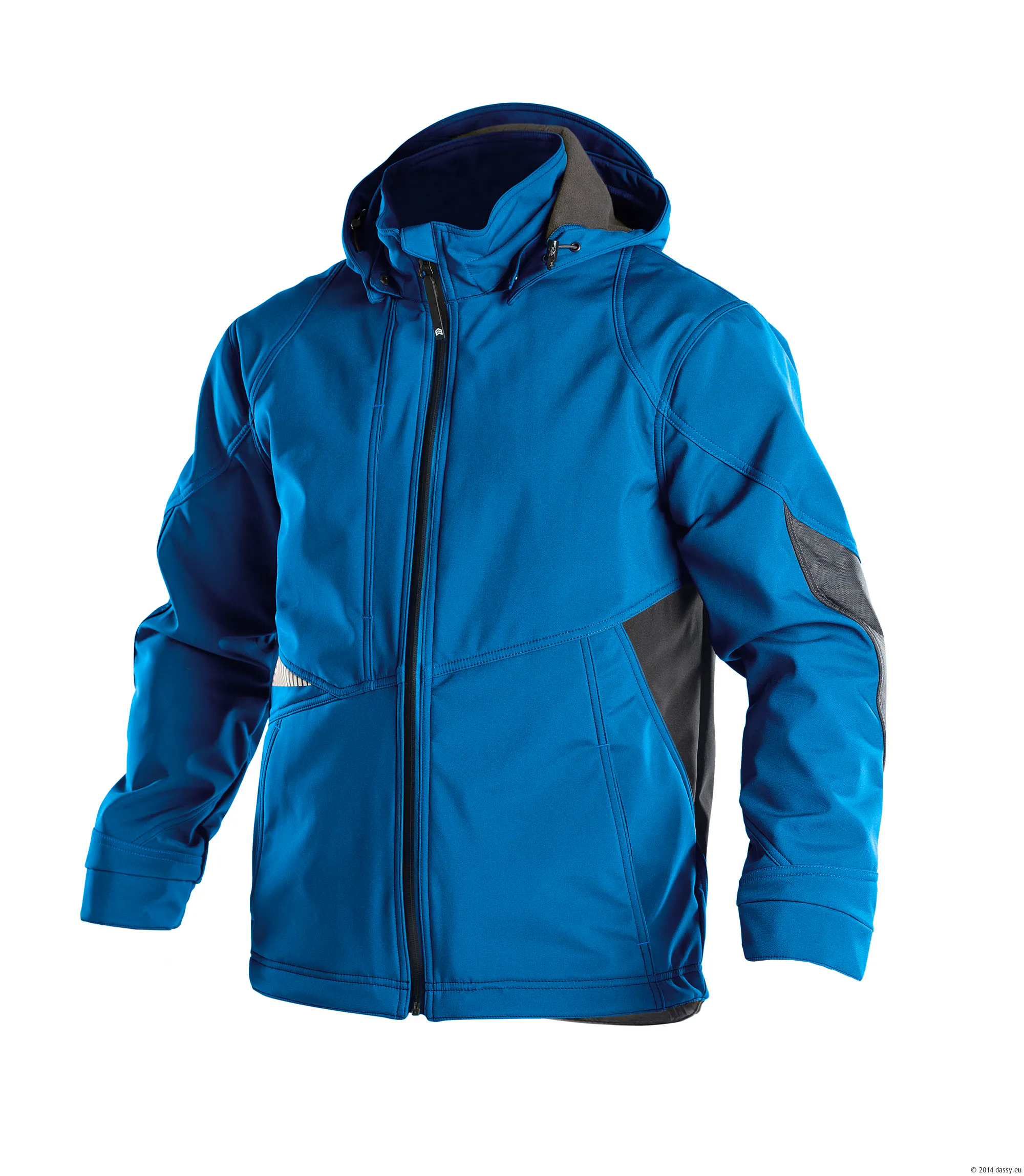 Azuurblauw/Antraciet