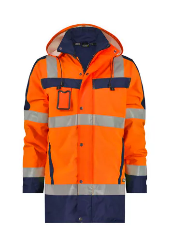 Marineblauw/Fluo Oranje