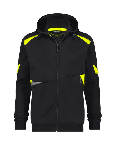 Schwarz/High Vis Gelb