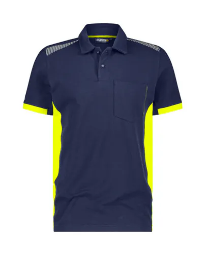 Marine/High Vis Geel