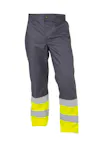Cementgrijs/fluo geel