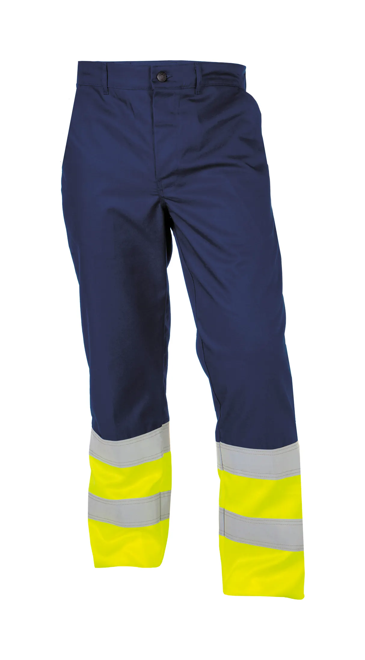 High Vis Geel/Marineblauw
