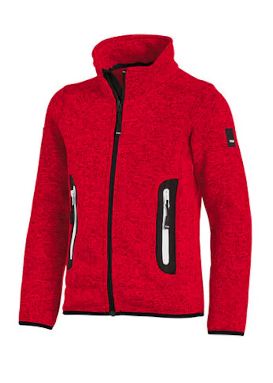 FHB Mats gestrickte Fleece-Kinderjacke