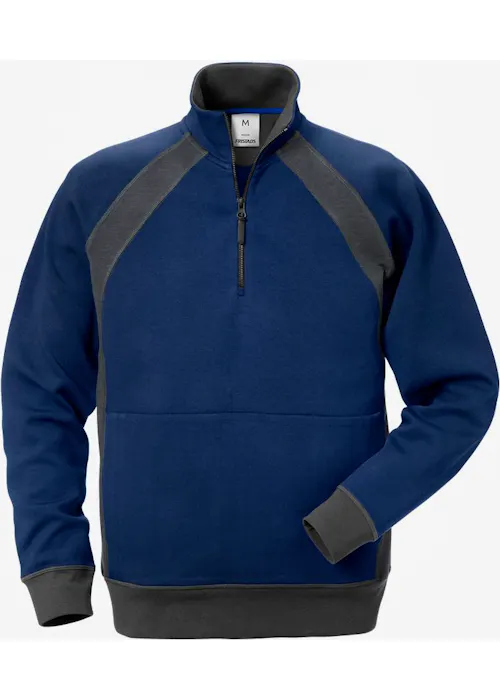 Fristads DF 1755 Sweatshirt Korte Rits Regular Fit