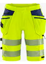 Fristads High-Vis Green Stretch kurze Hose, Klasse 2, 2646 GSTP Vorschaubild