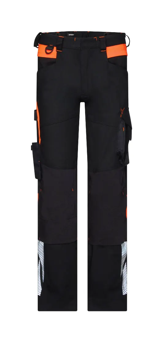 Schwarz/orange