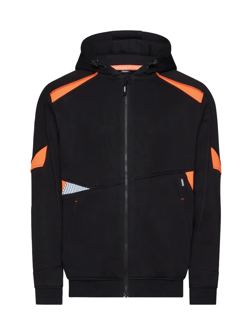 Schwarz/orange