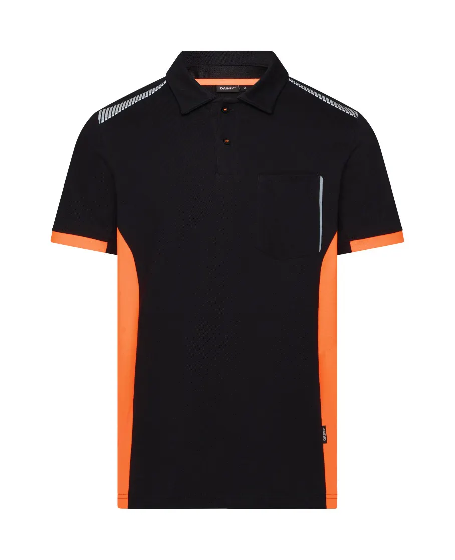 Schwarz/orange