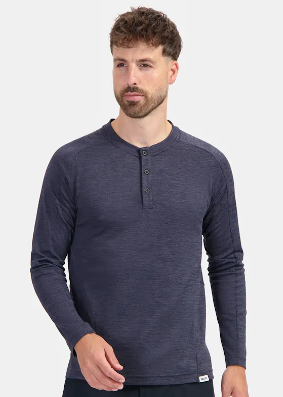 Dassy Serengeti Henley 710069 Long-Sleeve Reflective Regular Vivid Fit
