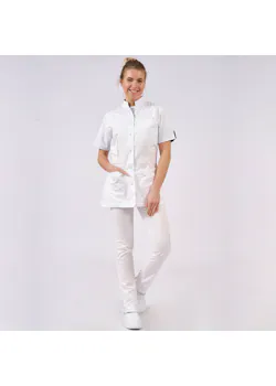 De Berkel Damenhose Tjitske Weiß B7110323 thumbnail