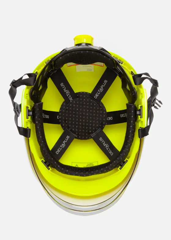 Delta Plus Schutzhelm mit doppelter Schale und Visier