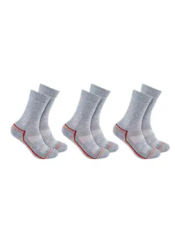 Carhartt Force Midweight Crew Sock 3 Pack SC6423W miniatuur
