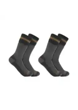 Carhartt Synthetic-Wool Blend Boot Sock 2 Pack SB7742M miniatuur