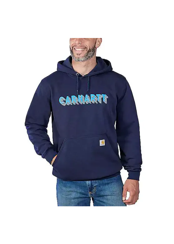 Carhartt Rain Defender Logo-Grafik 105944, wasserabweisender, beheizter Pullover