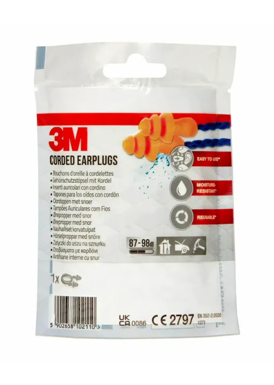 3M 1271: Ohrstöpsel mit Band und Etui