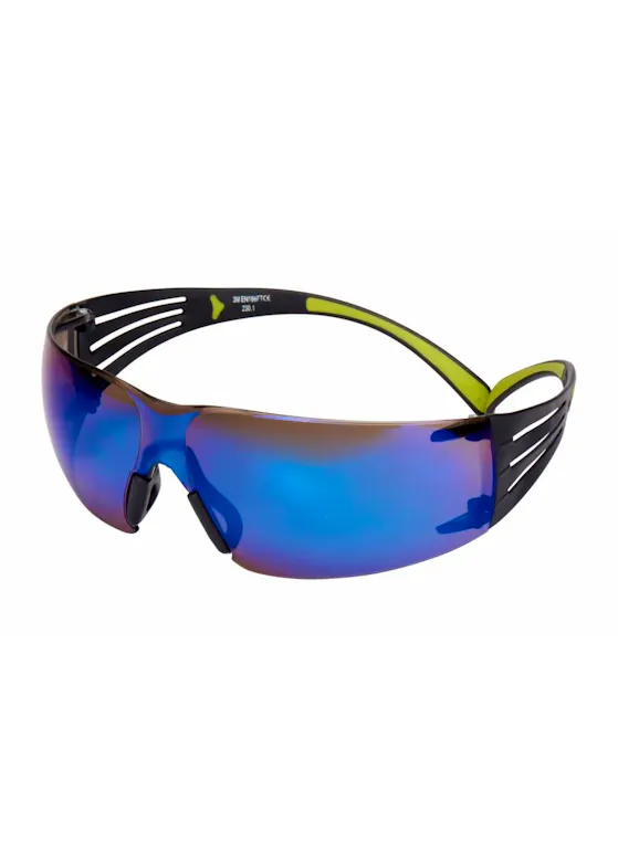 3M Bril SecureFit Blauw AS Mirrror SF408ASB