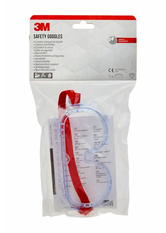 3M Vollsichtbrille 4700 PC mit Belüftung