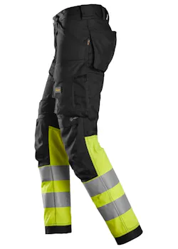Snickers High-Vis, Klasse 1 Stretch Werkbroek 6334 miniatuur