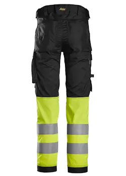 Snickers High-Vis, Klasse 1 Stretch Werkbroek 6334 miniatuur
