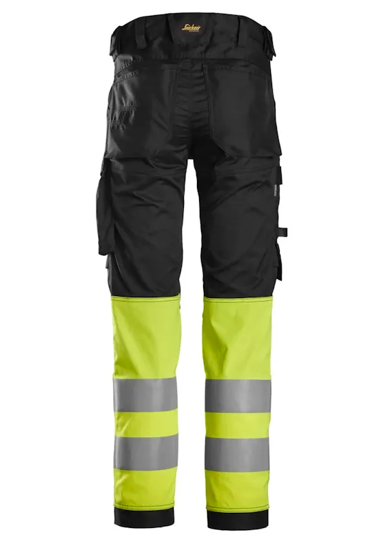 Snickers High-Vis, Klasse 1 Stretch Werkbroek 6334