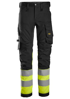 Snickers High-Vis, Klasse 1 Stretch Werkbroek 6334