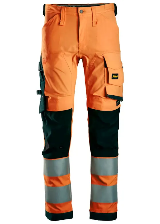 Snickers High-Vis Klasse 2 – Stretch Trousers 6343