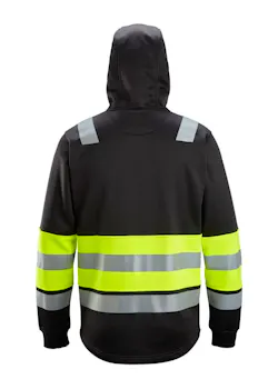 Snickers 8038 Hoodie Rits High-Vis Klasse 1 Reflecterend miniatuur