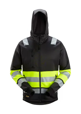 Snickers High-Vis-Klasse 1 Hoodie mit Reißverschluss 8038