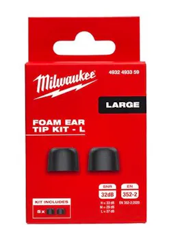 Milwaukee Vervangende Schuim Oordoppen, Voor L4 RLEPB-301-5 Paar miniatuur