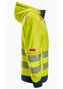 Snickers ProtecWork 2866 Hoodie High-Vis Klasse 3/2 Vlamboog Rits Antistatisch miniatuur