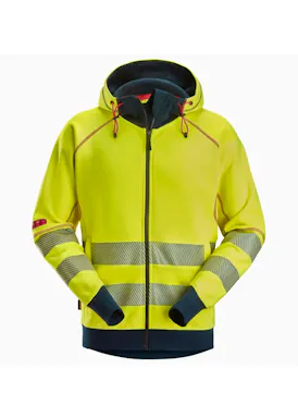 Snickers ProtecWork 2866 Hoodie Warnschutz Lichtbogenklasse 3/2, Reißverschluss, antistatisch