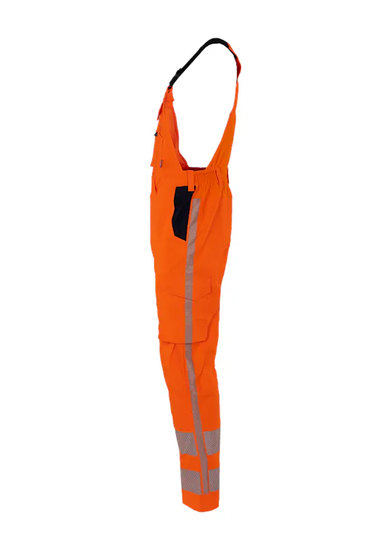 Sioen B-Tommel 7413A2OAAFC1 Bib & Brace Broek Stretch High-vis
