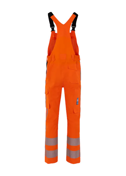 Sioen B-Tommel 7413A2OAAFC1 Bib & Brace Broek Stretch High-vis