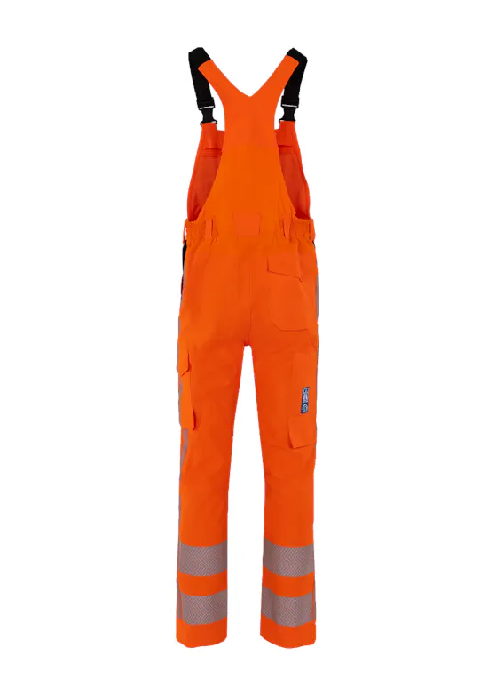 Sioen B-Tommel 7413A2OAAFC1 Bib & Brace Broek Stretch High-vis