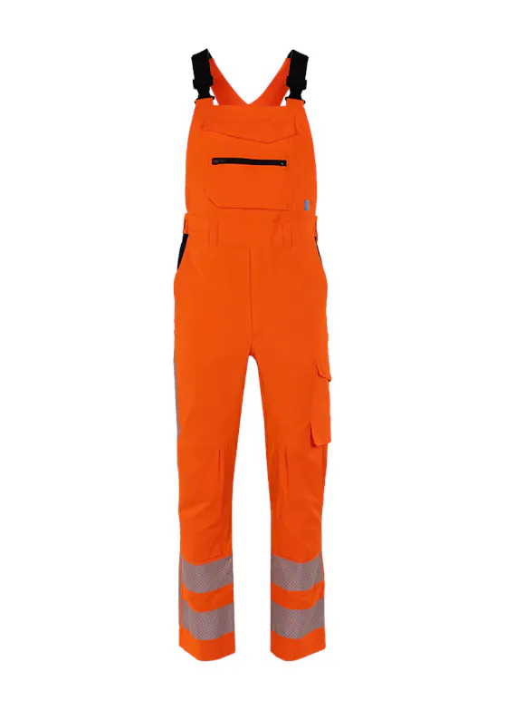 Sioen B-Tommel 7413A2OAAFC1 Bib & Brace Broek Stretch High-vis