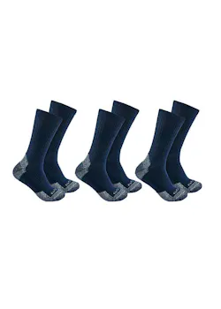 Carhartt Cotton Blend Crew Sock 3 Pack SC6203M miniatuur
