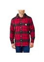 Carhartt 105621 Overhemden Flannel Fleece Lined Hooded miniatuur