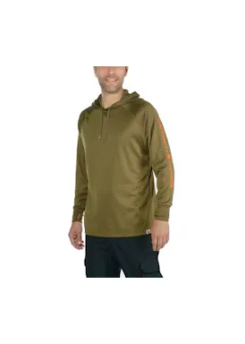 Carhartt Fishing 103572 Hooded T-Shirt, Long-Sleeve, Comfort Fit