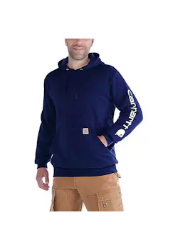 Carhartt Iconic K288 Hoodie met Logo Comfort Fit miniatuur