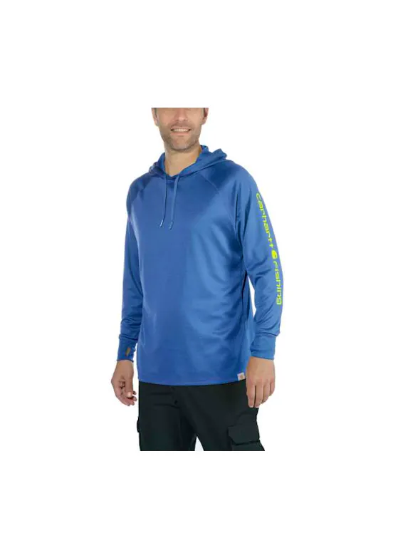 Carhartt Fishing 103572 Hooded T-Shirt, Long-Sleeve, Comfort Fit
