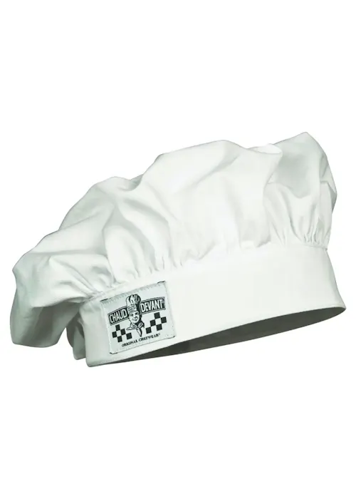 Chaud Devant Bonnet de cuisine Bianco 374