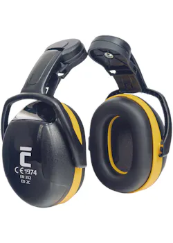 Cerva ED 2C Gehoorb,-Helm EAR DEFENDER Geel