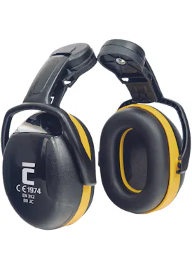 Cerva ED 2C Gehörschutzhelm Ear Defender Gelb