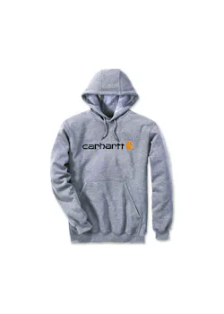Carhartt Signature Logo 100074 Sweatshirt Hooded Comfort Fit Verwarmd miniatuur